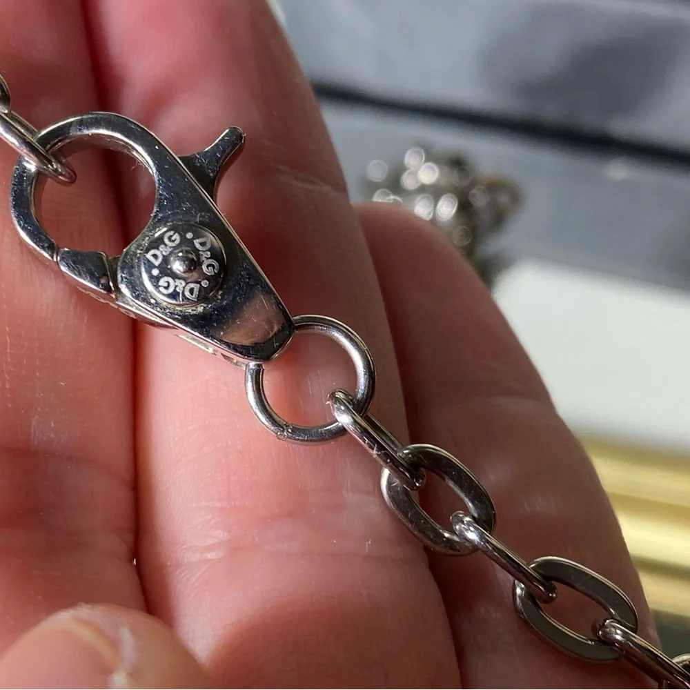 Dolce & Gabbana D&G Necklace Plate Pendant